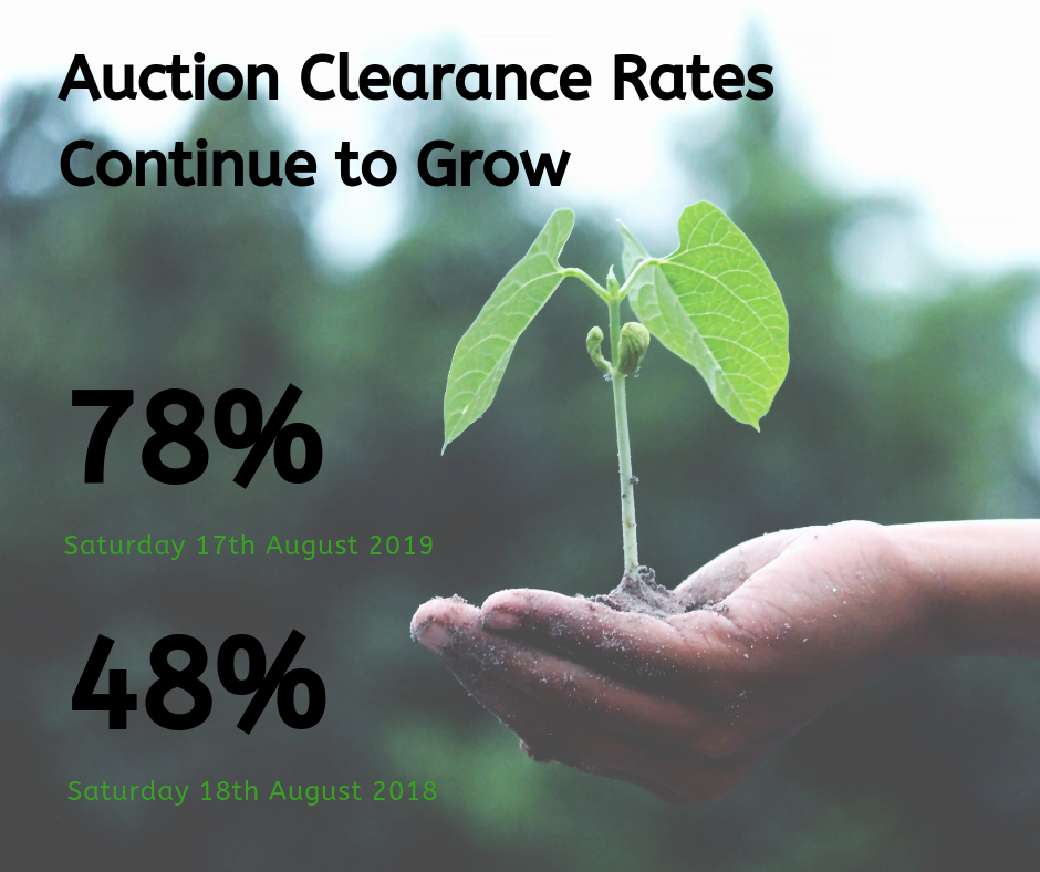 Auction Clearance Rates Keep Growing