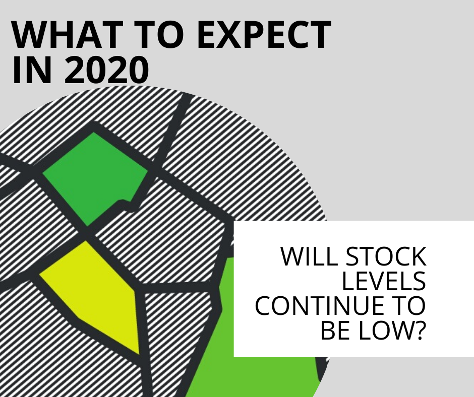 Will stock levels stay low in 2020?